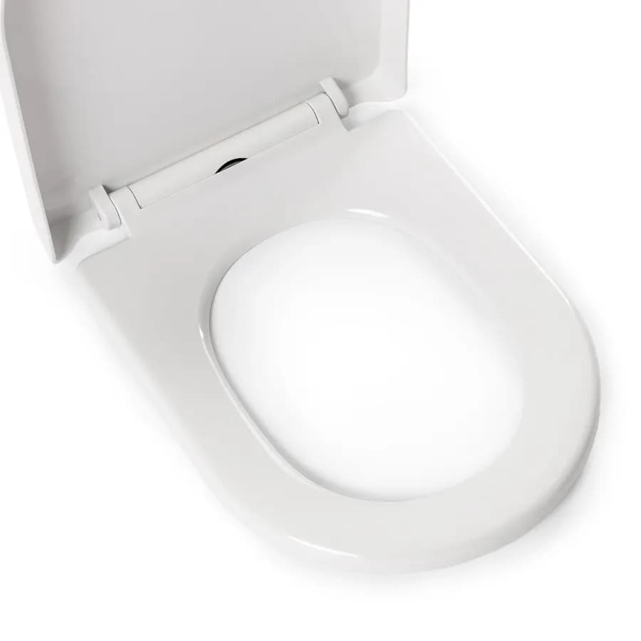 Sedile copriwc slim soft-close bianco lucido - Rivas