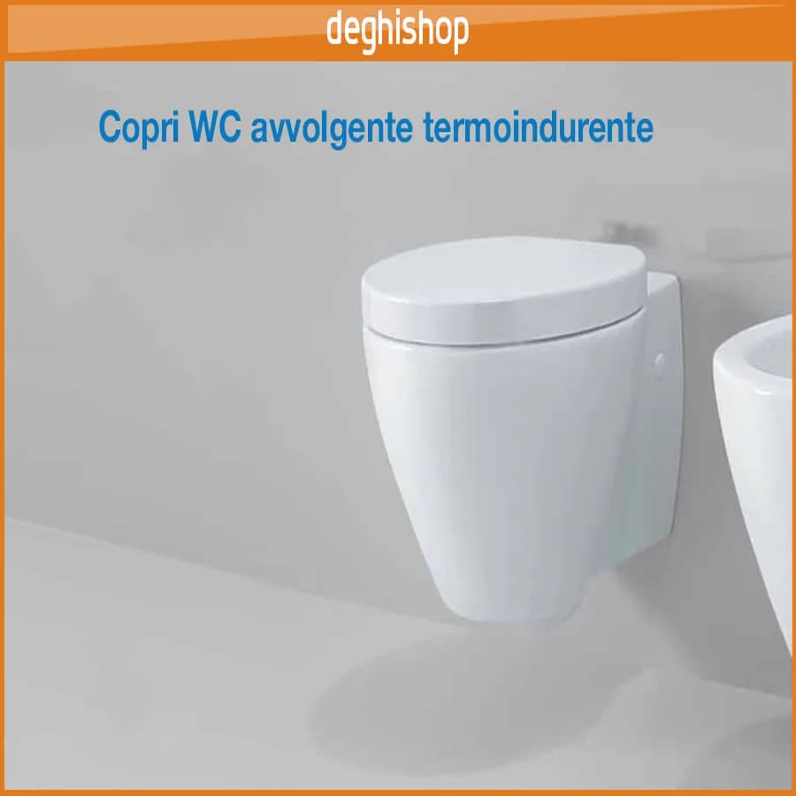 Sedile copriwc avvolgente bianco - Full 48/54 di Azzurra