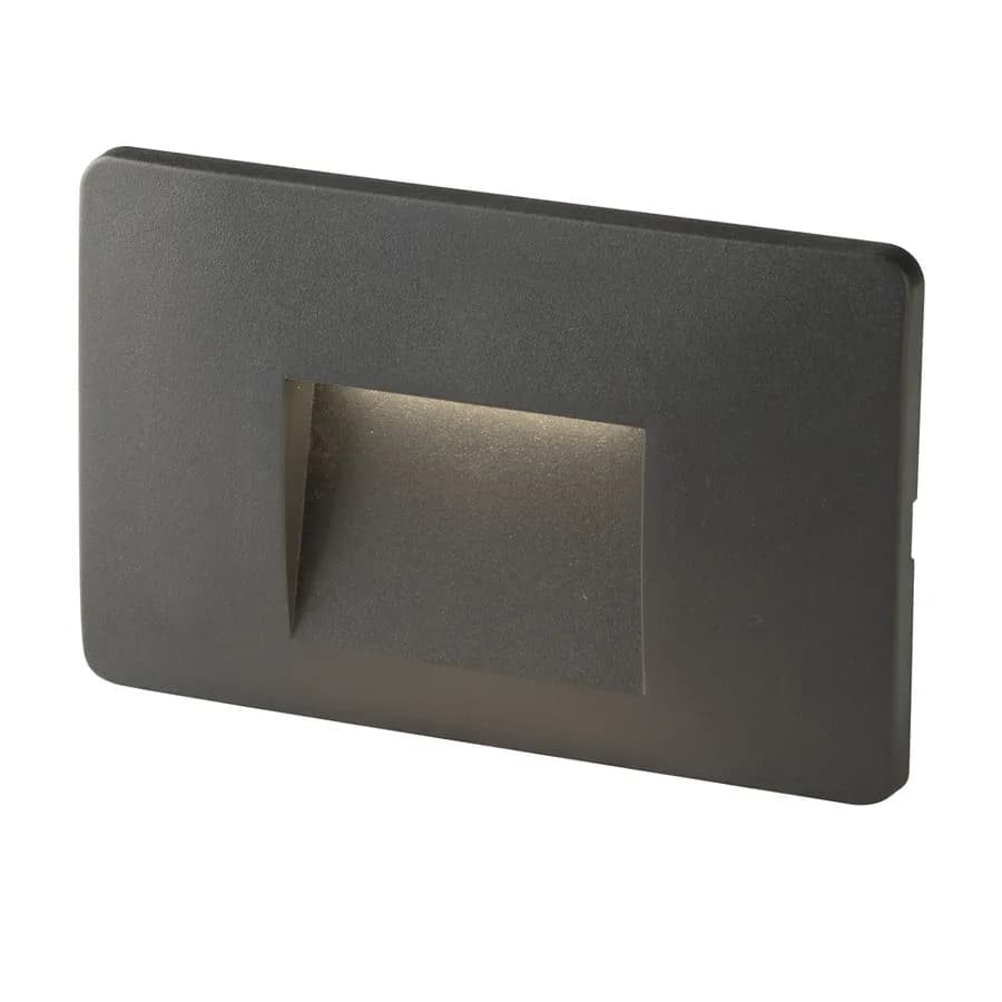 Segnapassi 13,5x8,5 cm in policarbonato antracite