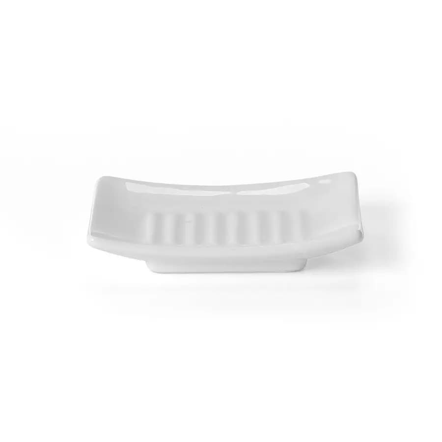 Set 4 accessori da appoggio in ceramica bianco - Verbena di Gedy