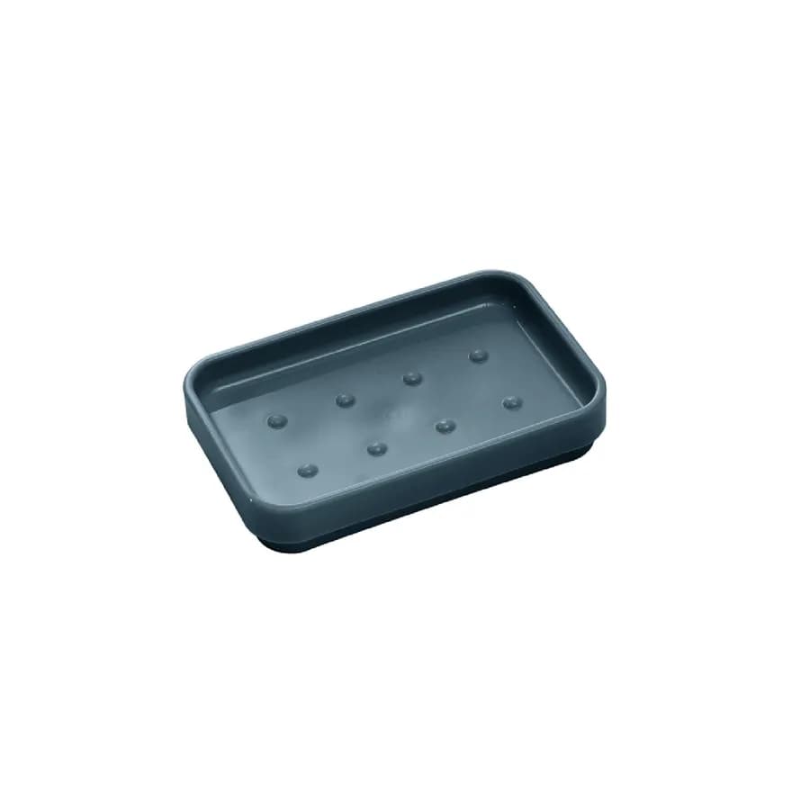 Set 4 accessori da appoggio blu petrolio - Seventy di Gedy