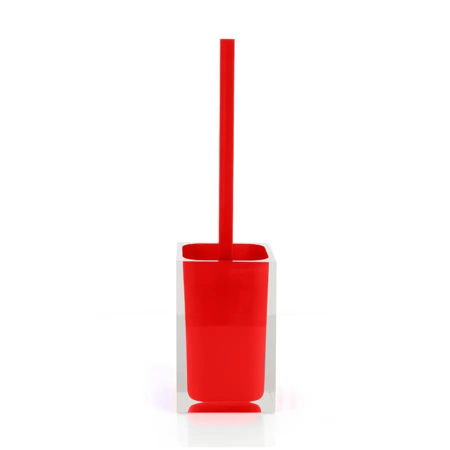 Set 4 accessori da appoggio rosso e trasparente - Rainbow di Gedy