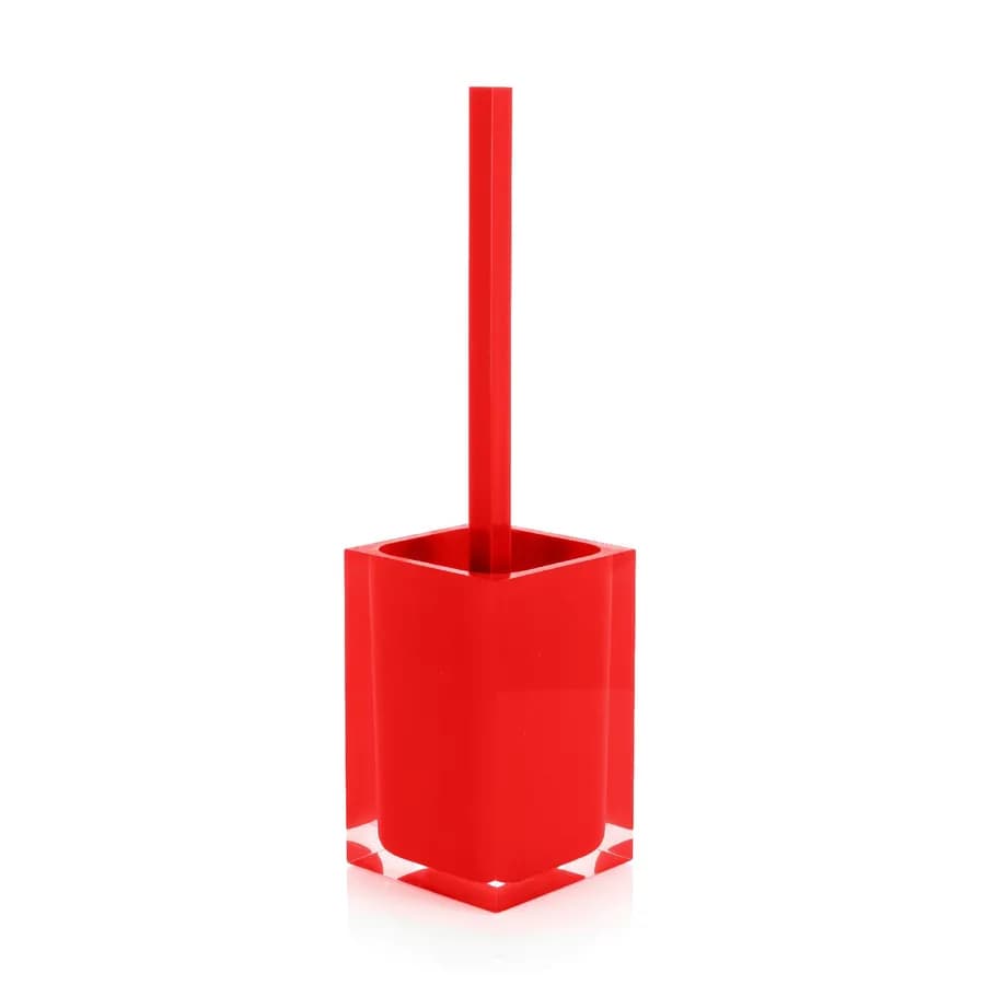 Set 4 accessori da appoggio rosso e trasparente - Rainbow di Gedy
