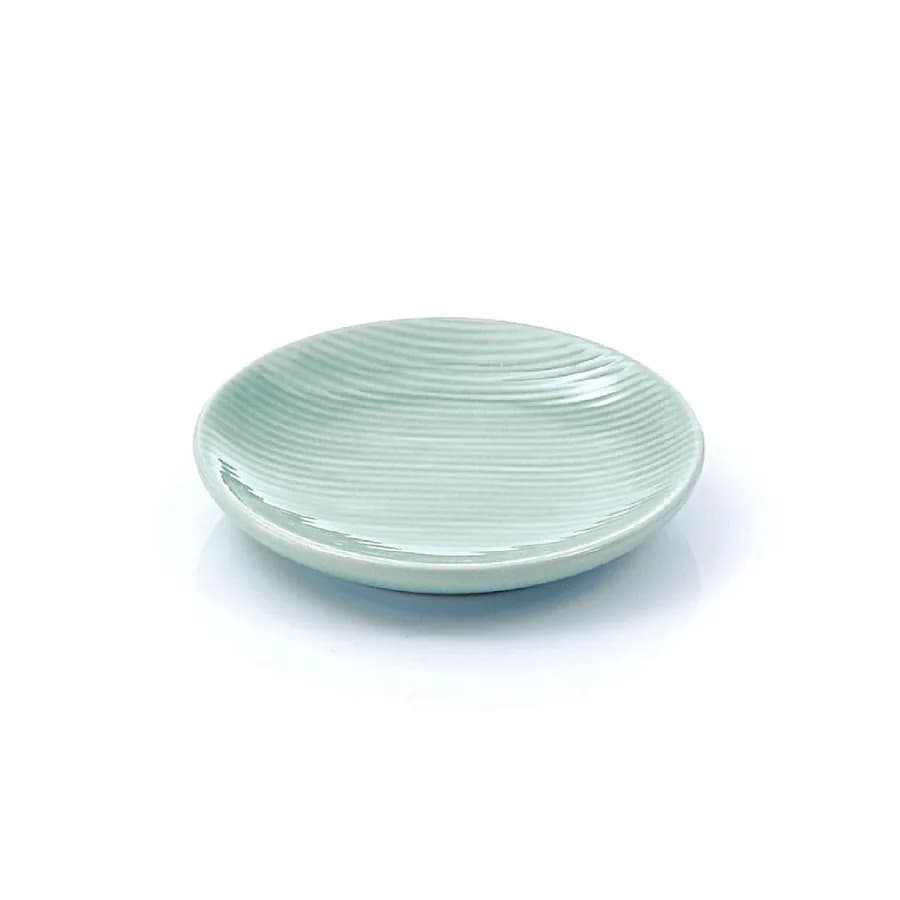 Set 4 accessori d'appoggio in ceramica acquamarina - Sabina di Gedy