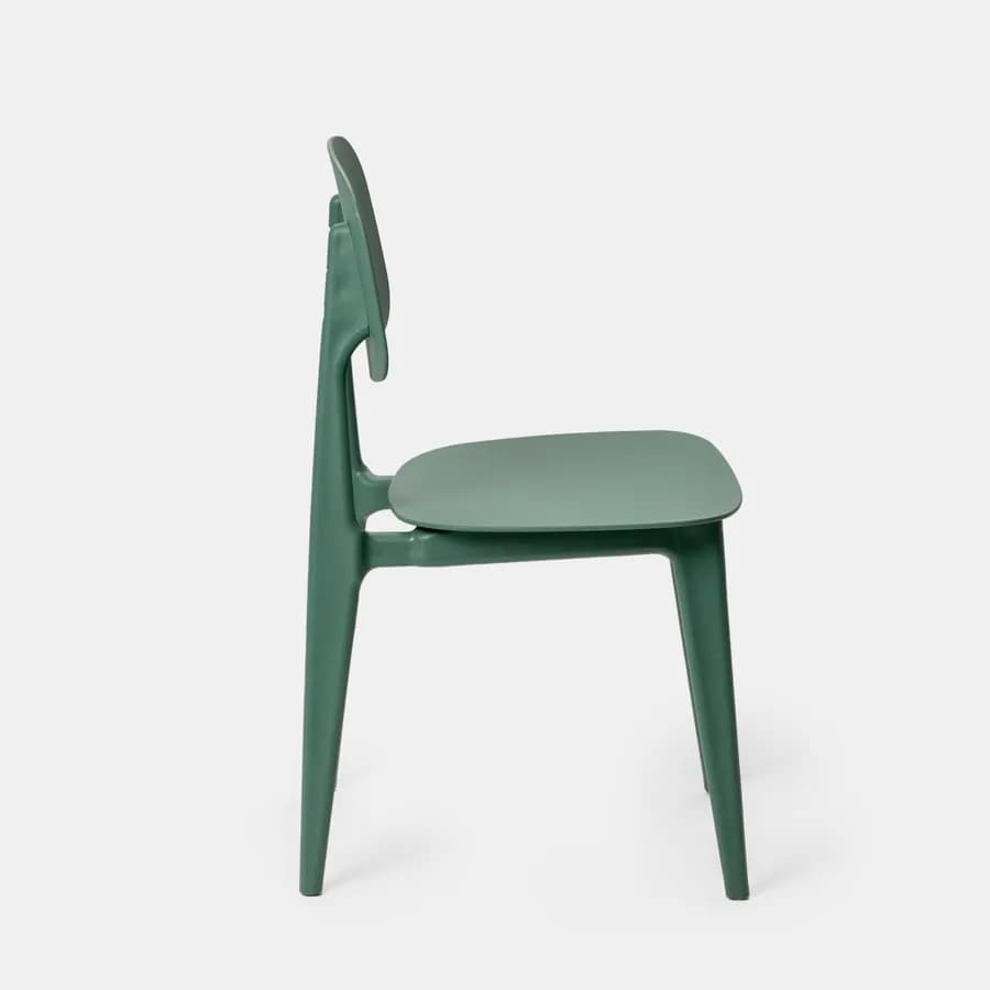 Sedia da giardino in polipropilene verde - Lilibeth