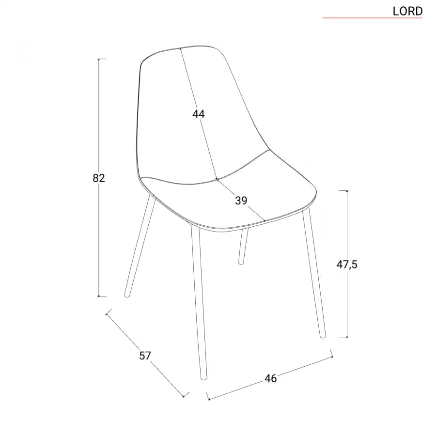 Set 4 sedie in velluto trapuntato beige con gambe in metallo oro - Lord