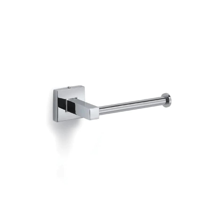 Set 5 accessori a muro in acciaio inox cromo e vetro satinato - Olimpo di Gedy