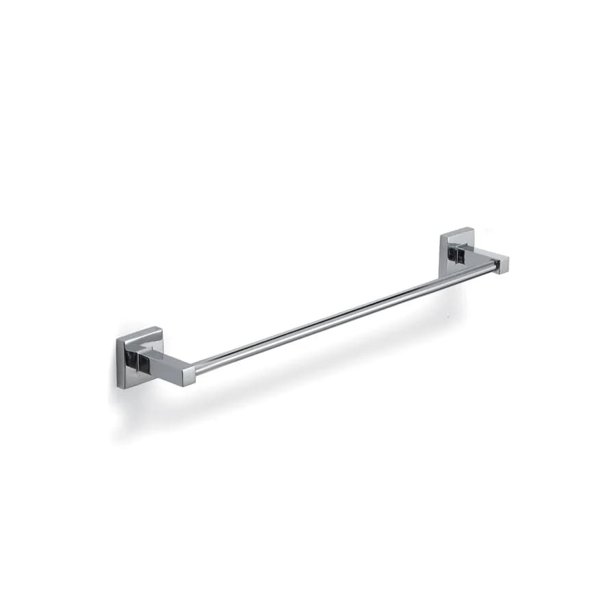 Set 5 accessori a muro in acciaio inox cromo e vetro satinato - Olimpo di Gedy