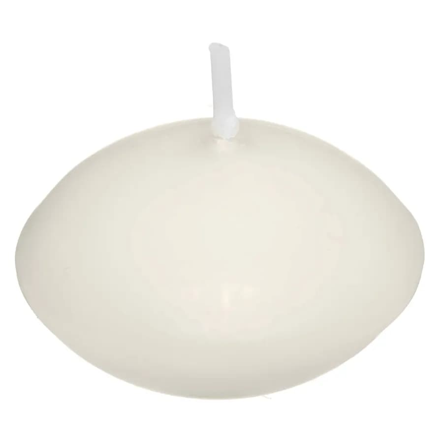 Set 6 candele rotonde 5 cm galleggianti profumate