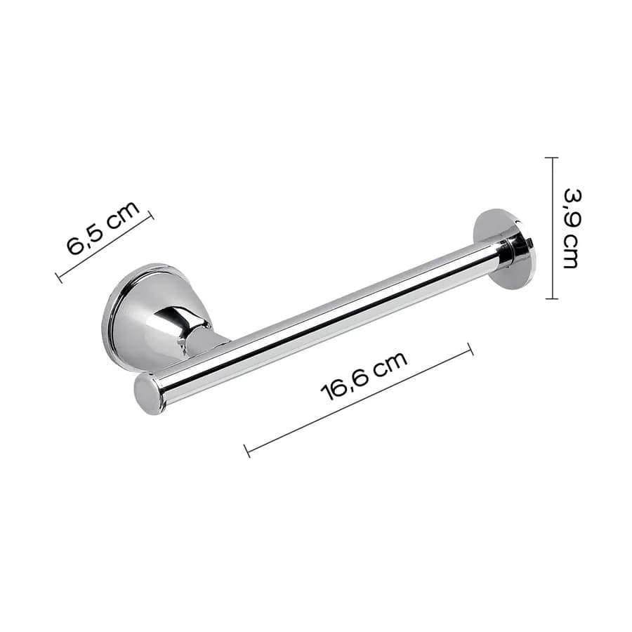 Set 5 accessori a muro in acciaio inox e cromall cromo - Genziana di Gedy