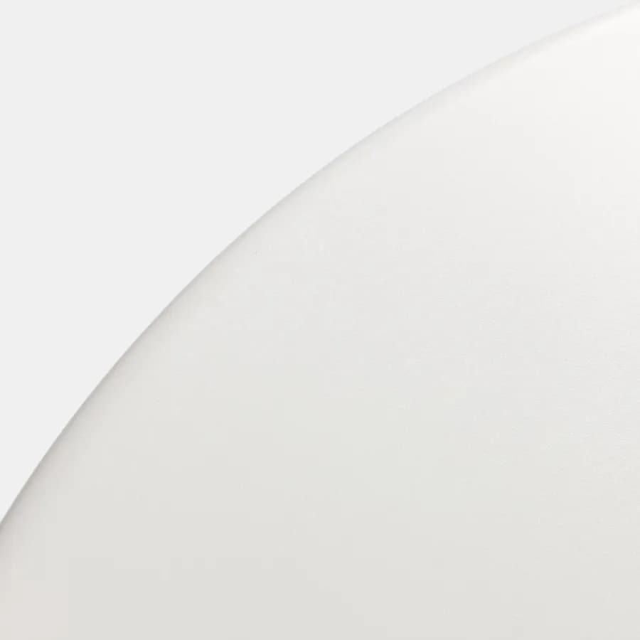 Set bistrot con tavolo rotondo 60 cm e 2 sedie impilabili in polipropilene bianco - Tulipano