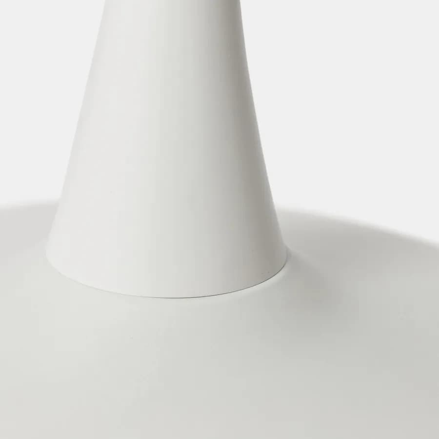 Set bistrot con tavolo rotondo 60 cm e 2 sedie impilabili in polipropilene bianco - Tulipano