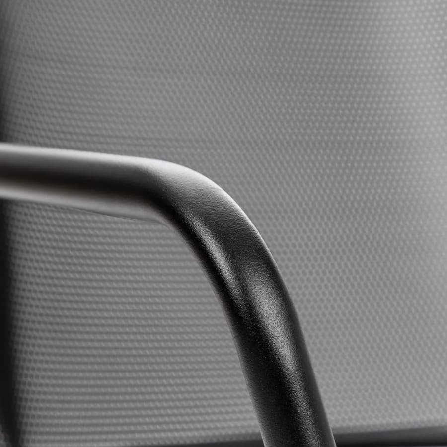 Set bistrot tavolo 60x60 cm con top in marmo e 2 sedie con braccioli in metallo nero - Raspin