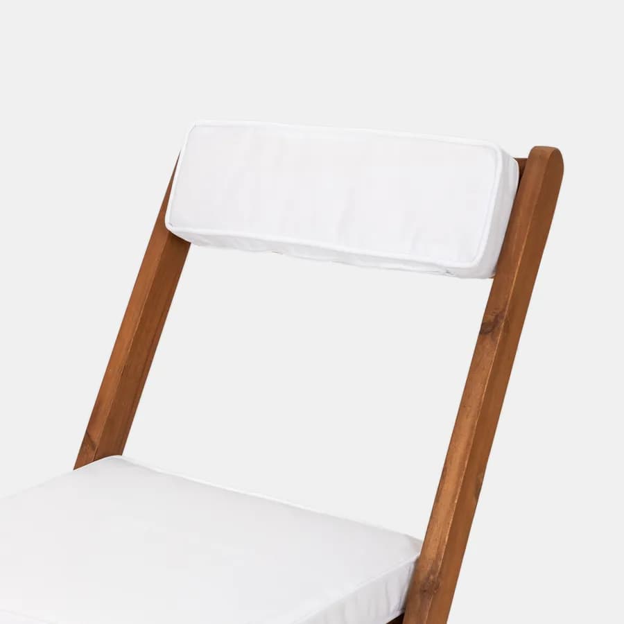 Set bistrot tavolo 70x40 cm e 2 sedie in legno di acacia - Paja