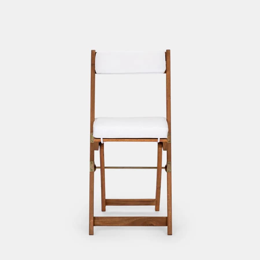 Set bistrot tavolo 70x40 cm e 2 sedie in legno di acacia - Paja