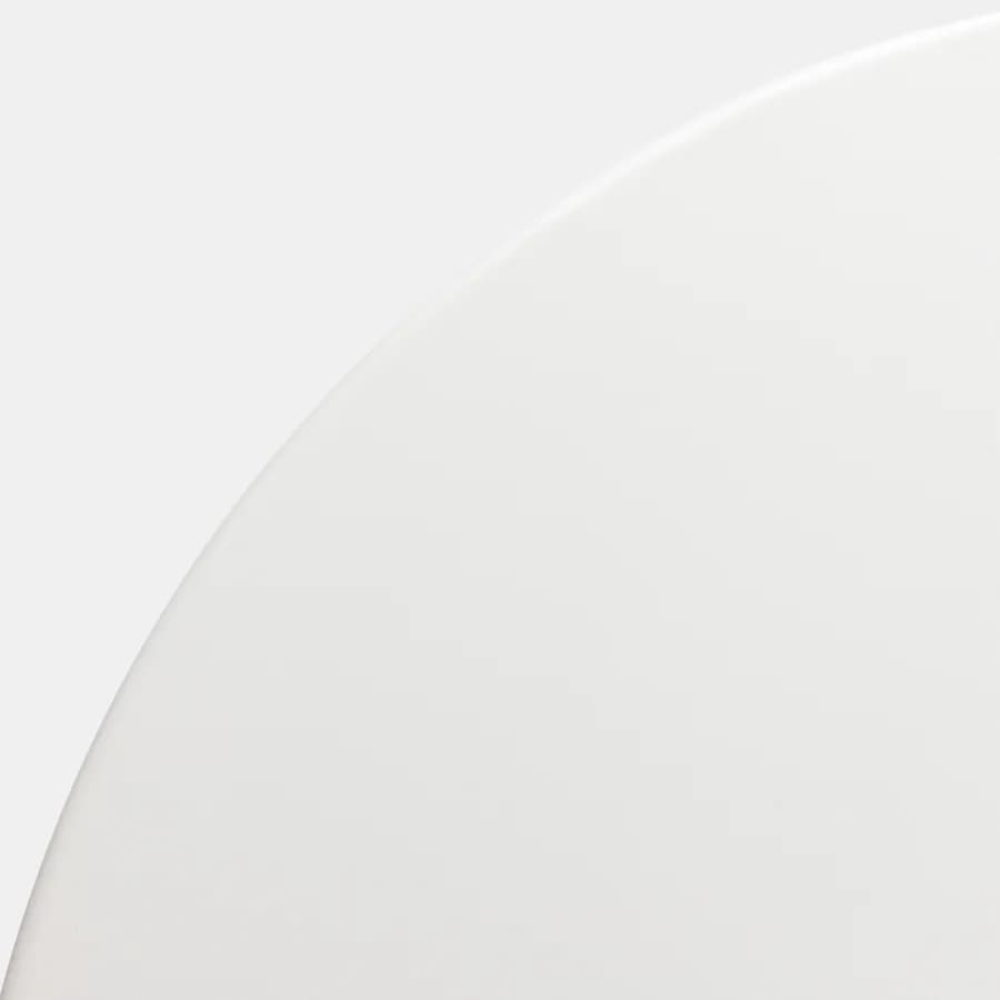 Set bistrot tavolo rotondo 60 cm e 2 sedie in acciaio bianco - Spezia