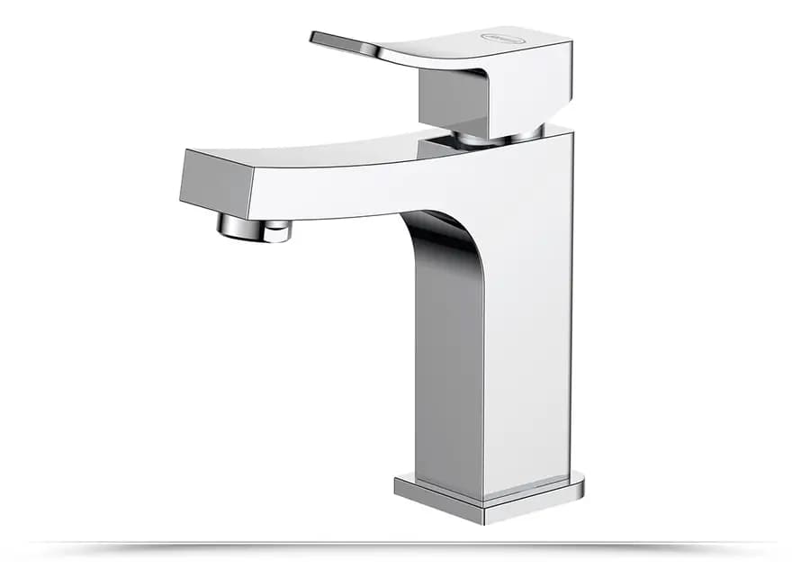 Set completo Jacuzzi - Rubinetteria per lavabo vasca e bidet in ottone cromato Tanka serie design