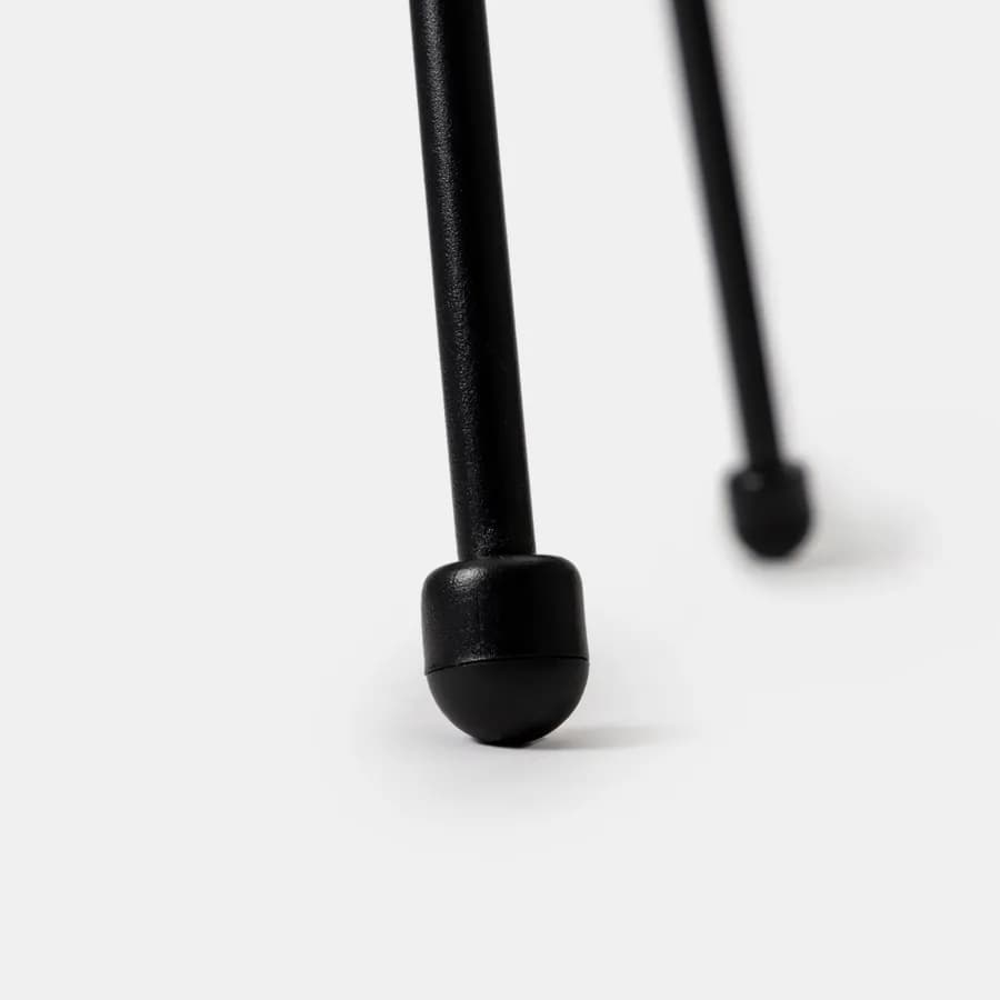 Set relax con 2 poltrone e tavolino rotondo 50 cm in metallo nero e corda verde - Kalimba