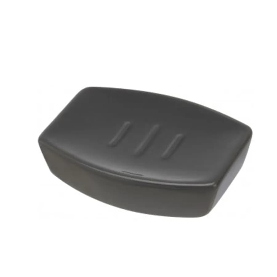 Set 3 accessori da bagno da appoggio in ceramica grigio - Linea Parigi