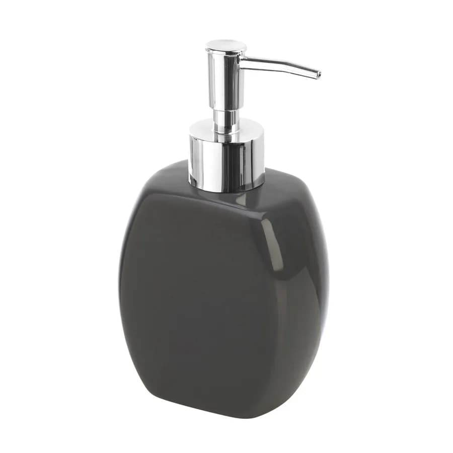 Set 3 accessori da bagno da appoggio in ceramica grigio - Linea Parigi