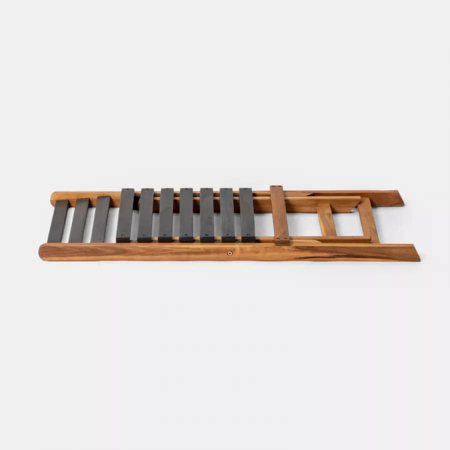 Set di 4 sedie pieghevoli in legno massello di acacia - Nauru