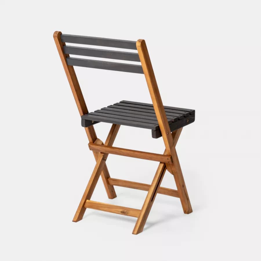 Set di 4 sedie pieghevoli in legno massello di acacia - Nauru