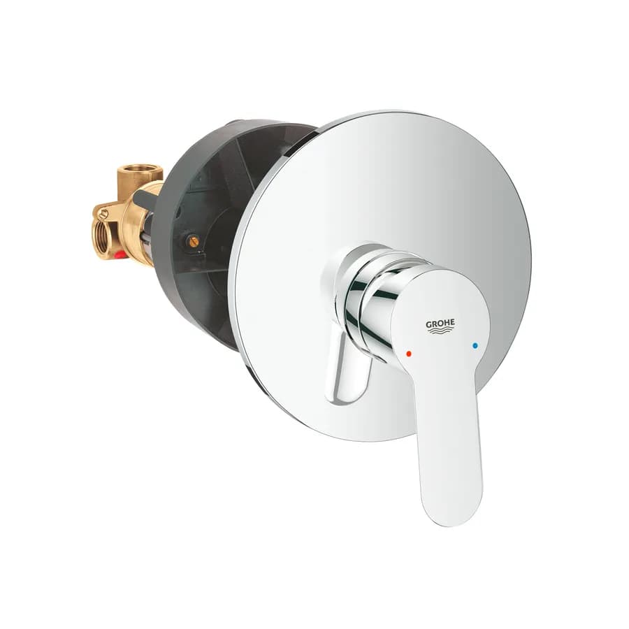 Set di miscelatori GROHE Bauedge lavabo tg.S + bidet + incasso doccia in ottone