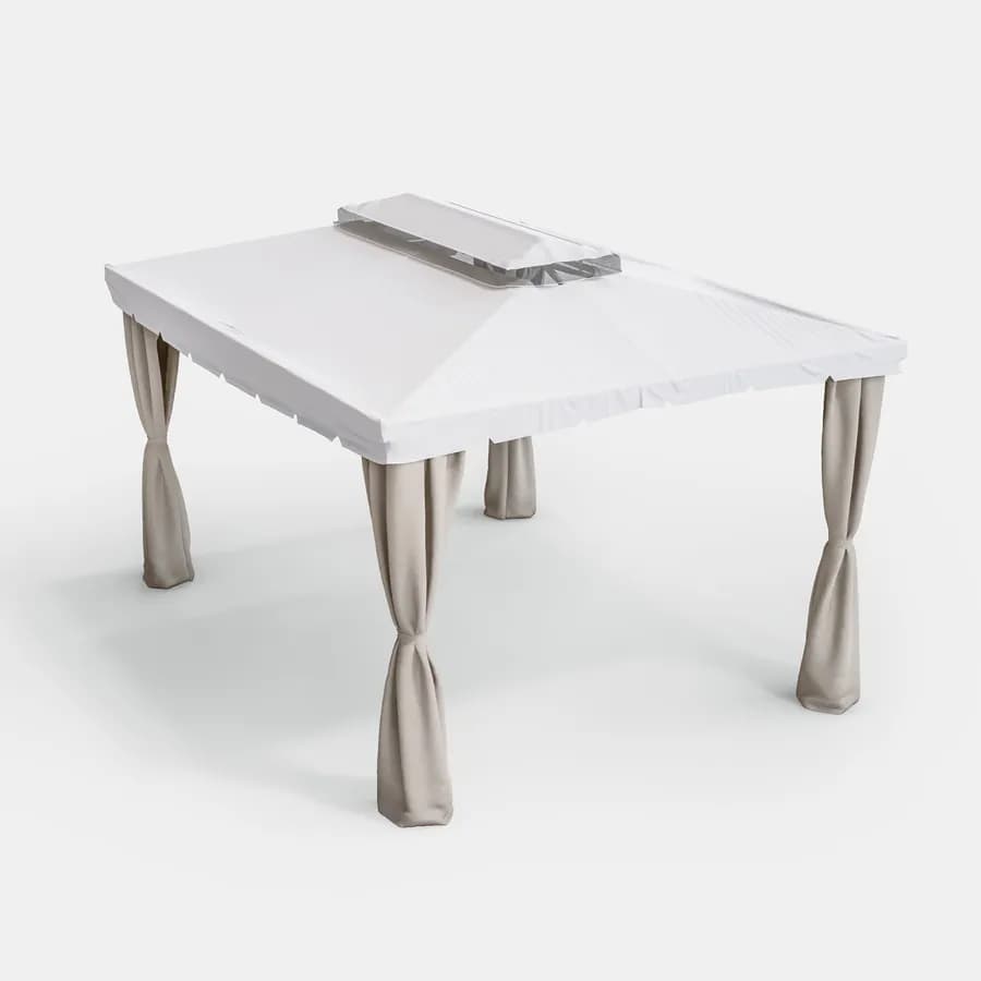 Set di tende laterali per gazebo 3x4 m ecrù - Bolt