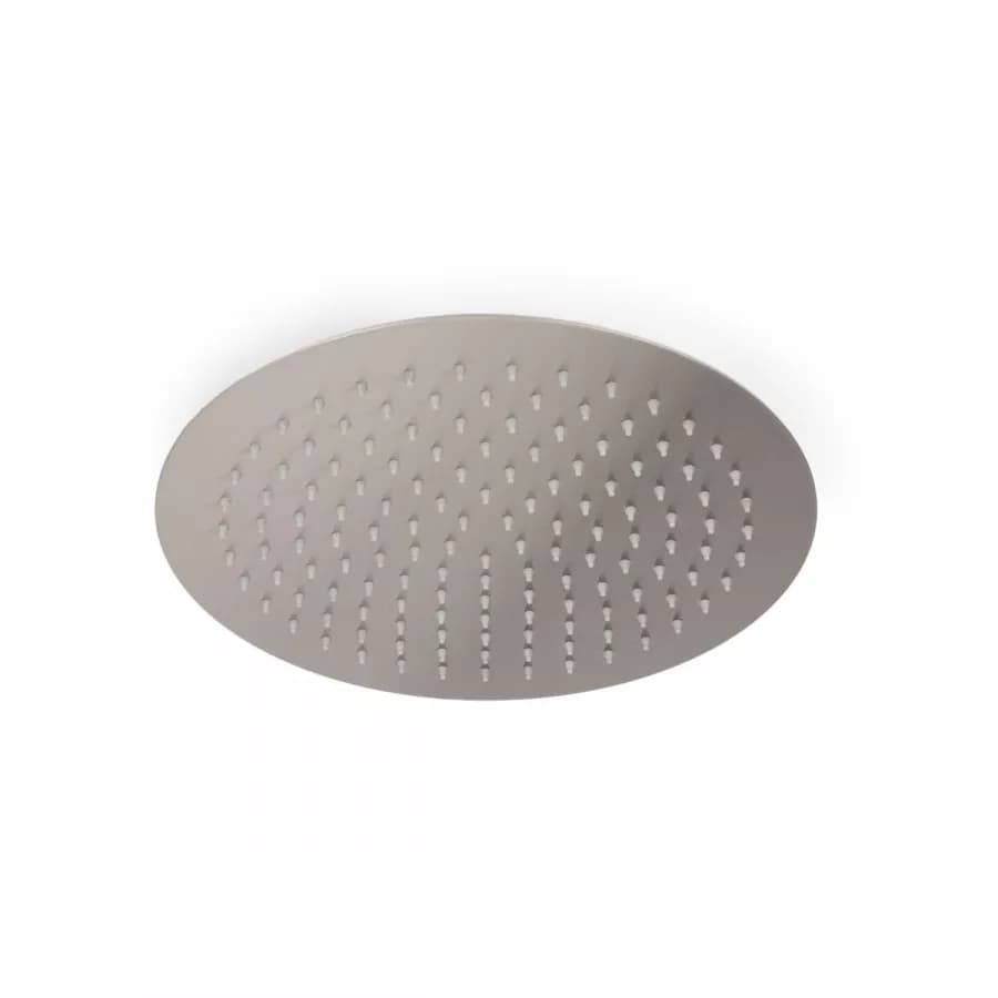 Set doccia con soffione 30 cm con braccio doccia 40 cm e kit doccino spazzolato