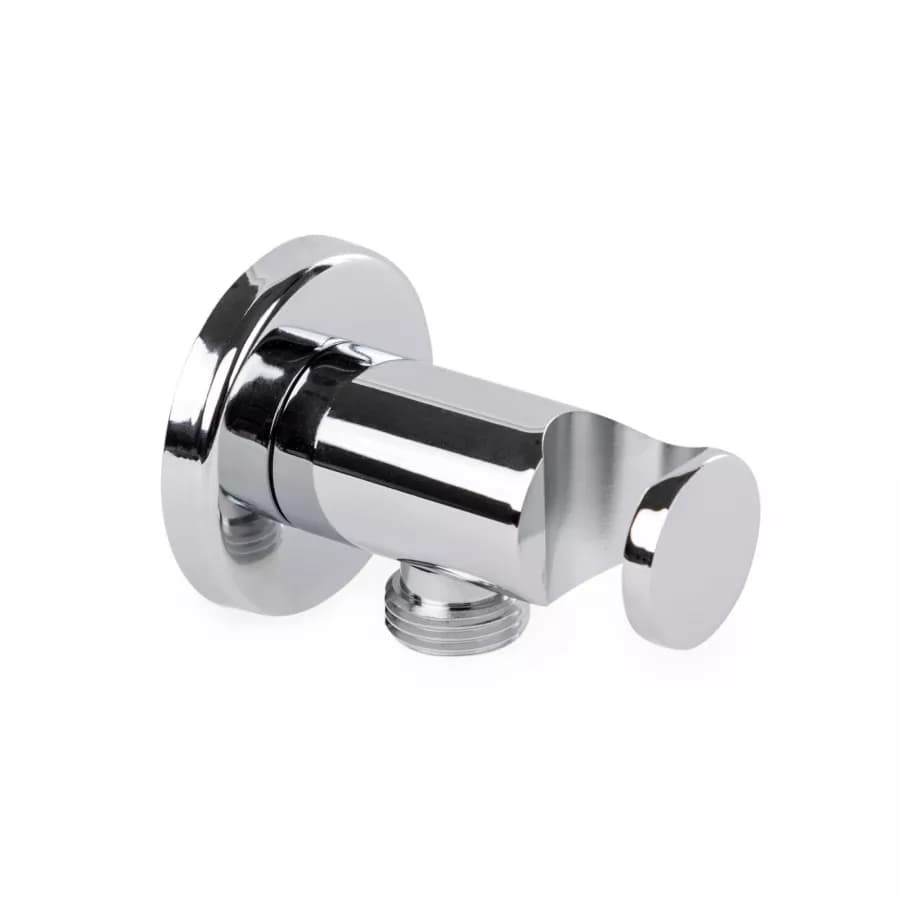 Set doccia con soffione braccio e doccino anticalcare con presa acqua a muro
