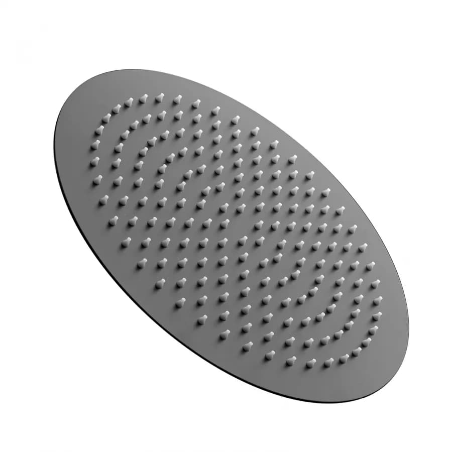 Set doccia incasso 2 vie con braccio 30 + soffione 20 + duplex nero opaco Inca di Jacuzzi - Rubinetteria