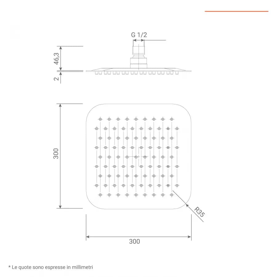 Set doccia incasso 2 vie con braccio 40 + soffione 30 + duplex nero opaco Lumos di Jacuzzi - Rubinetteria