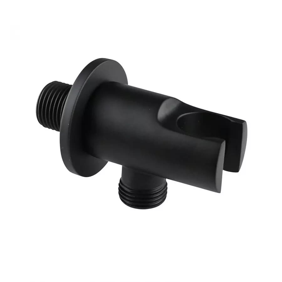 Set doccia incasso 2 vie con braccio 40 + soffione 30 + duplex nero opaco Lumos di Jacuzzi - Rubinetteria