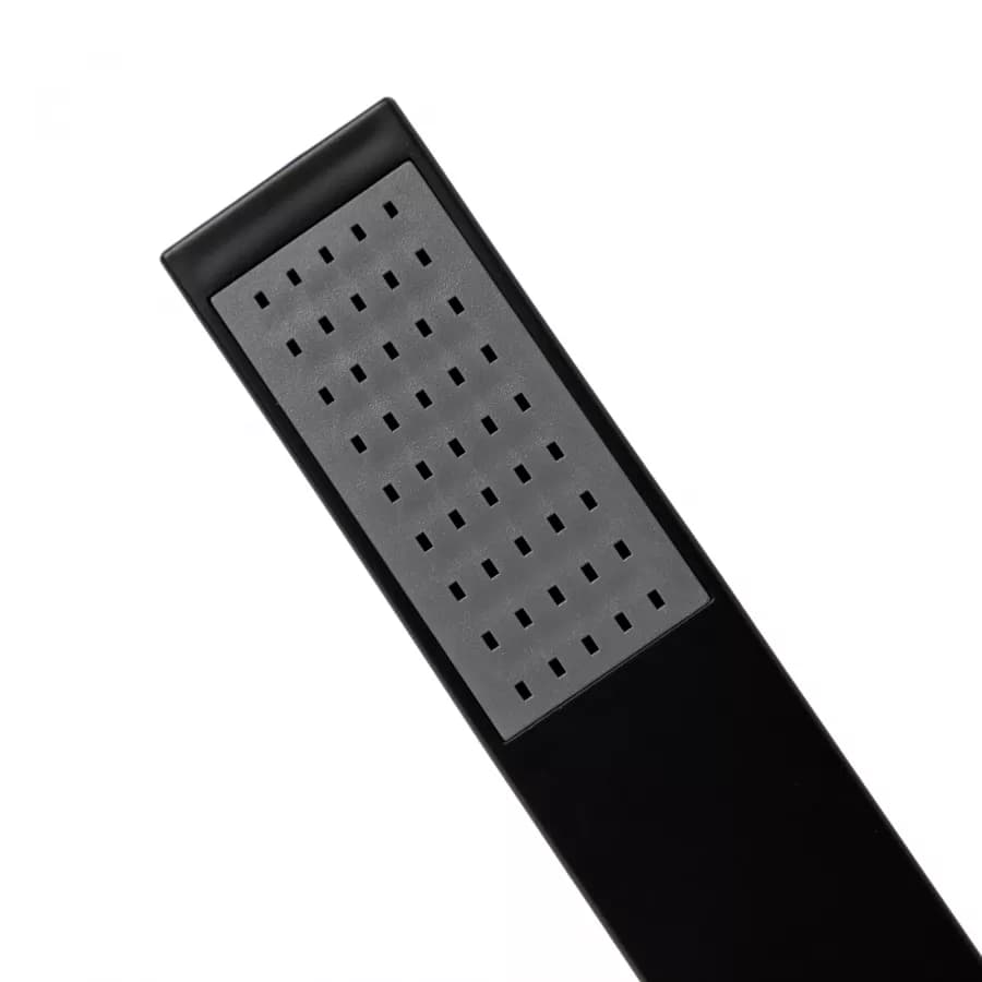 Set esterno doccia termostatico con doccino nero – Wing