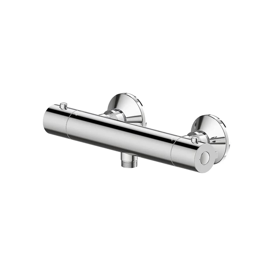 Set esterno doccia termostatico e saliscendi con doccino 3 getti cromo – Key