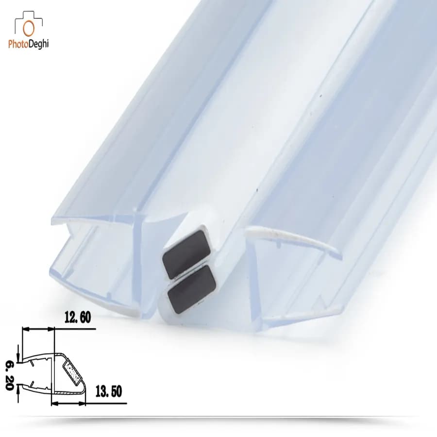Set guarnizioni magnetiche per ricambio box doccia angolo Deghi h 190 cm spessore 6 mm