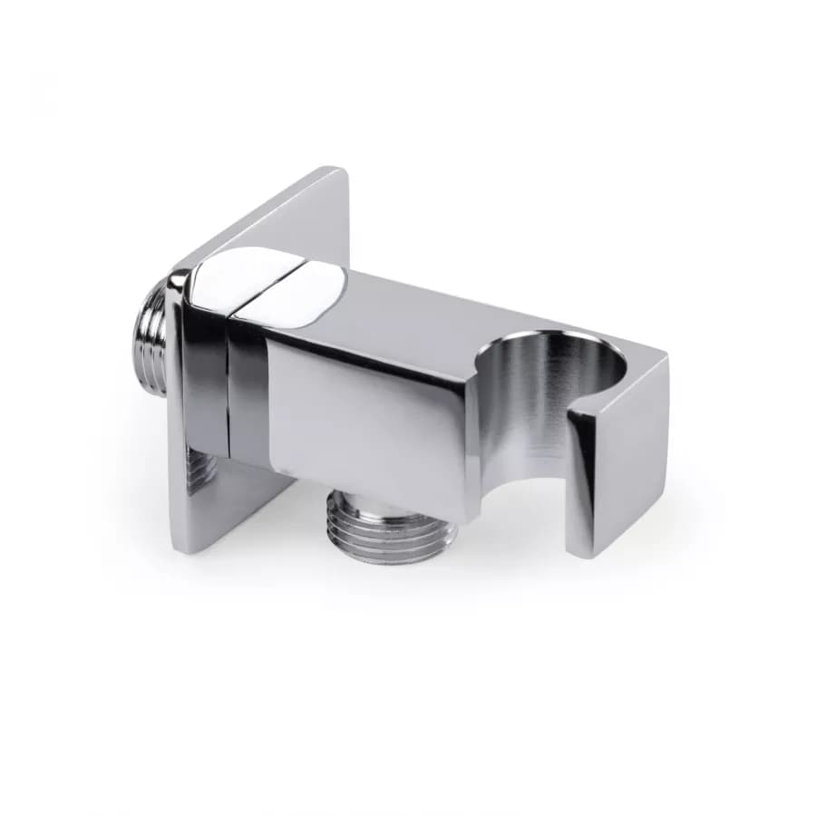 Set incasso doccetta anticalcare con presa acqua e flessibile cromo