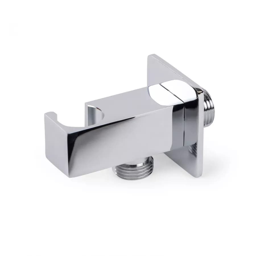 Set incasso doccetta anticalcare con presa acqua e flessibile cromo