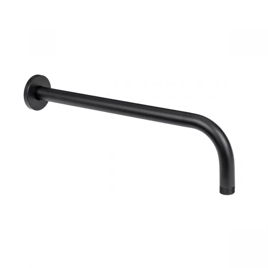 Set incasso doccia con braccio 35 cm e soffione 30 cm nero – Tila
