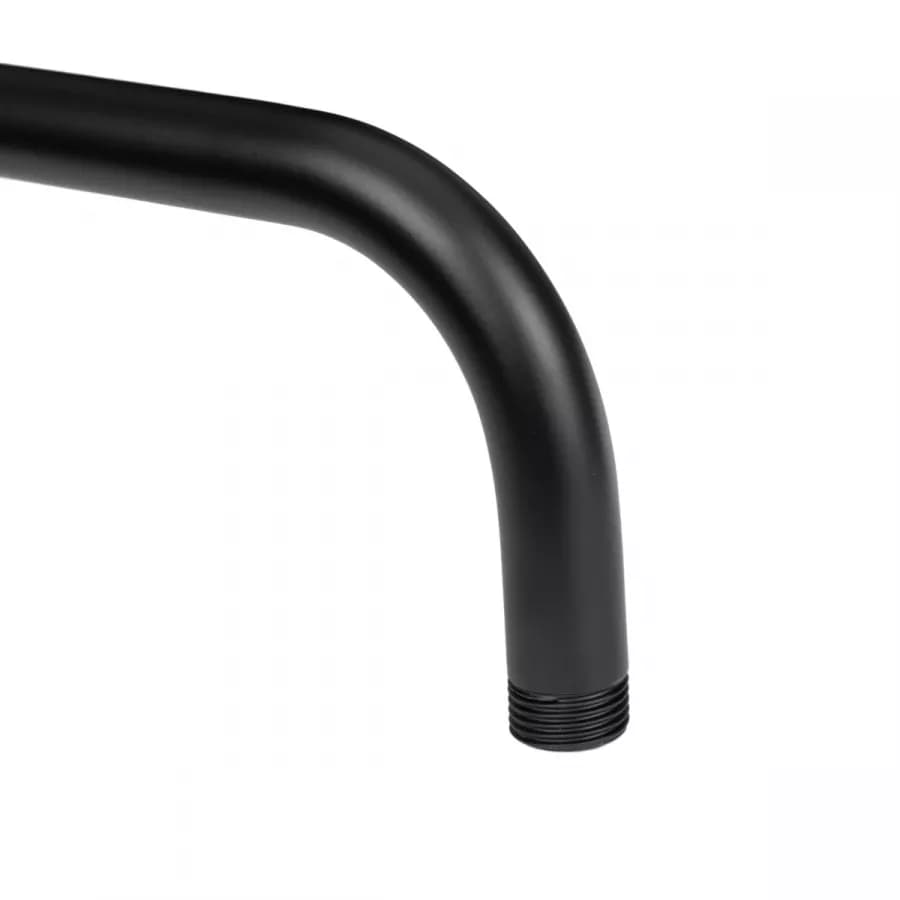 Set incasso doccia con braccio 35 cm e soffione 30 cm nero – Tila