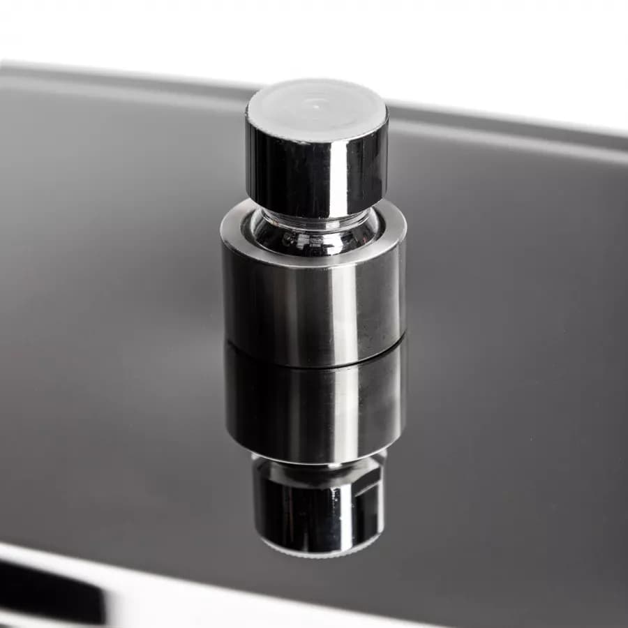 Set incasso doccia con braccio a soffitto 20 cm e soffione 30x20 cm cromo - Tiamat