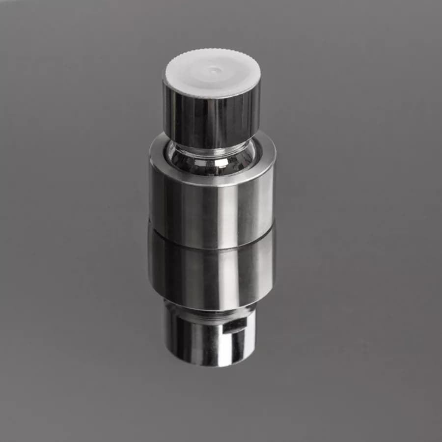Set incasso doccia con braccio a soffitto 20 cm e soffione 30x30 cm cromo - Tiamat