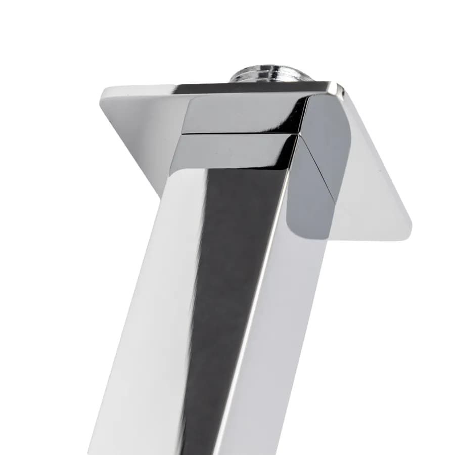 Set incasso doccia con braccio a soffitto 20 cm e soffione 30x30 cm cromo – Kyria
