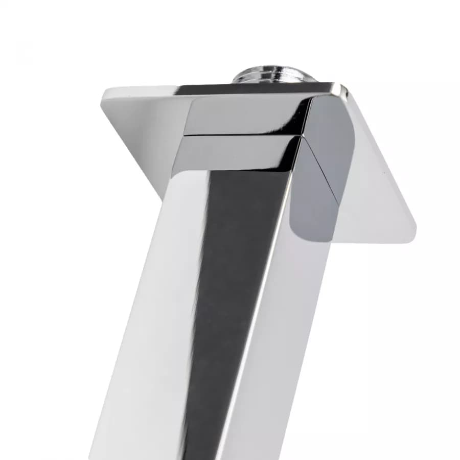 Set incasso doccia con braccio a soffitto 20 cm e soffione 40x40 cm cromo – Fusion