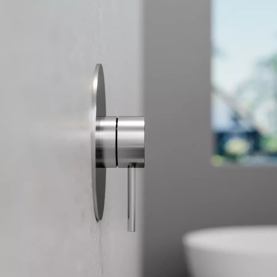 Set incasso doccia con braccio a soffitto 22 cm e soffione 20 cm cromo – Ran