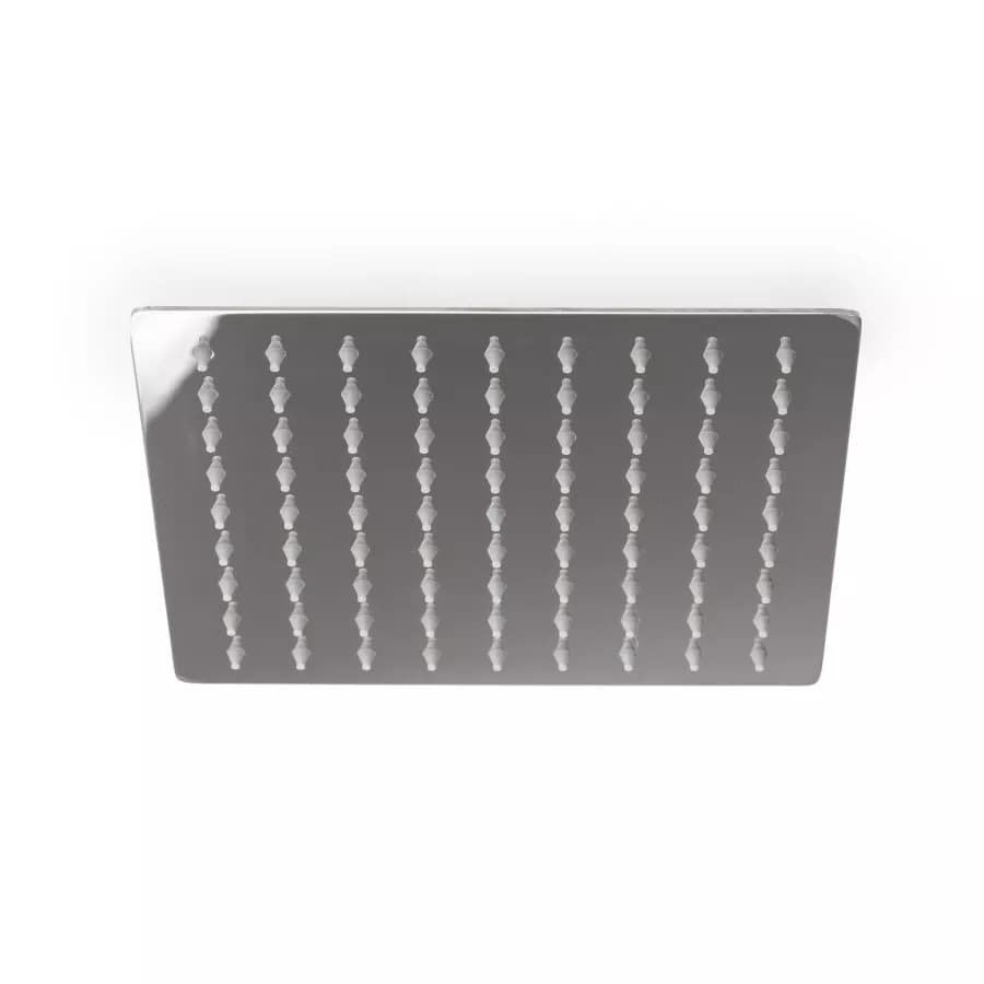 Set incasso doccia con braccio doccia 35 cm e soffione 20x20 cm cromo – Wing