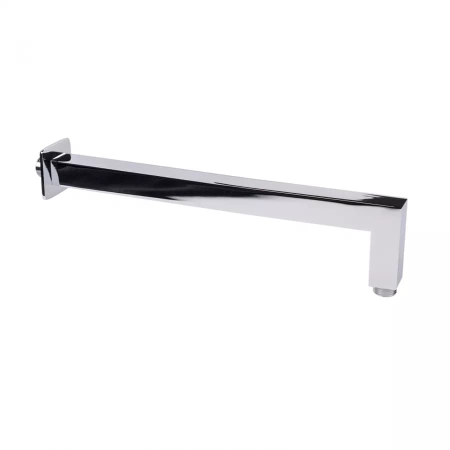 Set incasso doccia con braccio doccia 35 cm e soffione 25x25 cm cromo – Wing
