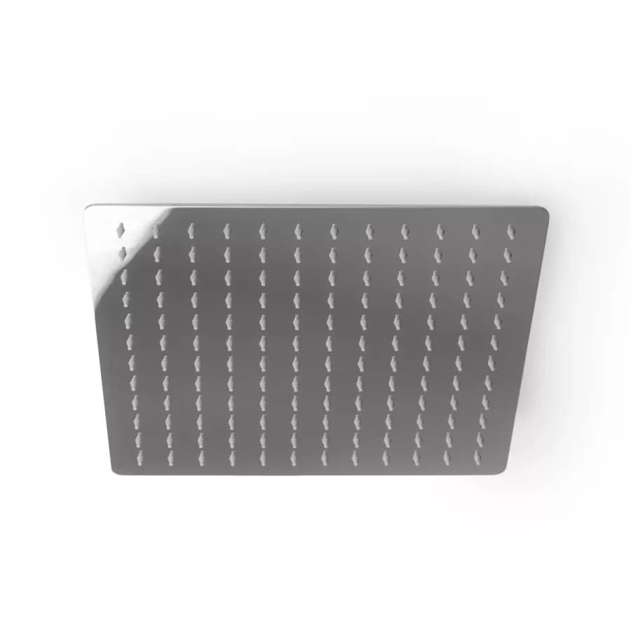 Set incasso doccia con braccio doccia 40 cm e soffione 30x30 cm cromo – Fusion