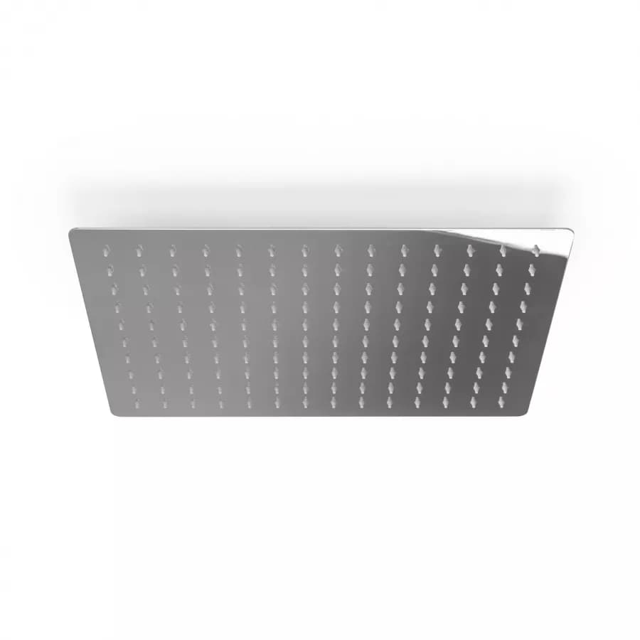 Set incasso doccia con braccio doccia 40 cm e soffione 40x30 cm cromo – Wing
