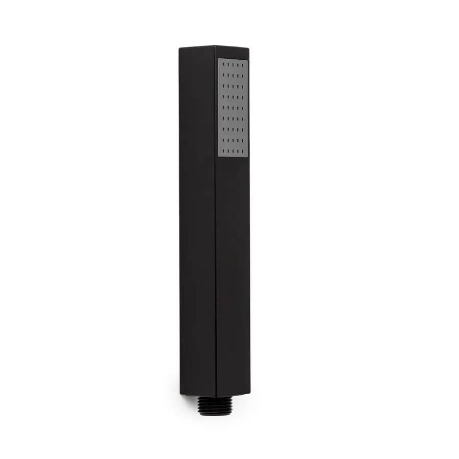 Set incasso doccia con deviatore con braccio a soffitto 20 cm e soffione 30x20 cm nero – Wing